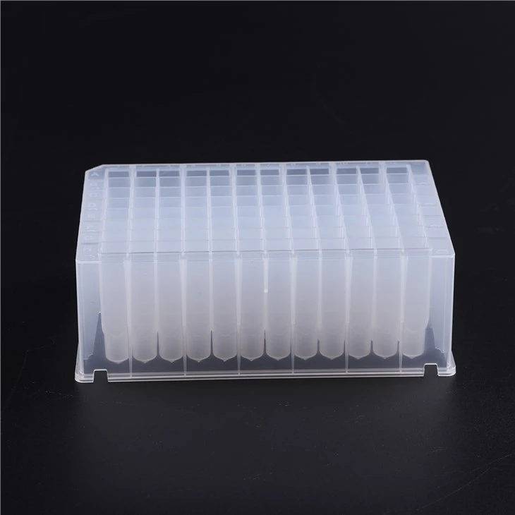 Placa de poço profundo de 96 poços 1ml 96 para PCr