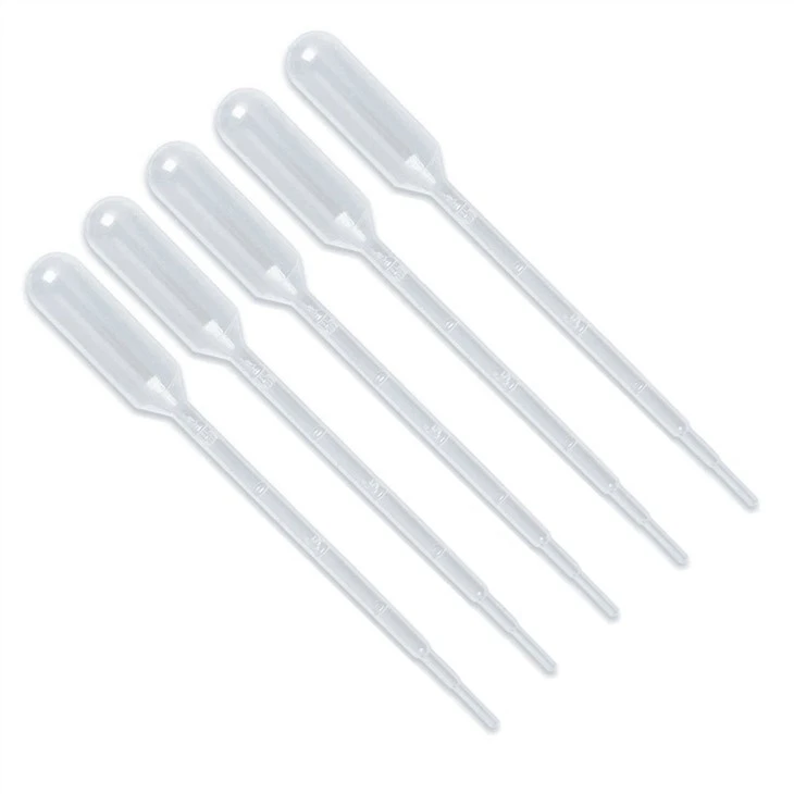 Pipeta de transferência médica descartável tamanho diferente 160 mm 3 ml personalizada