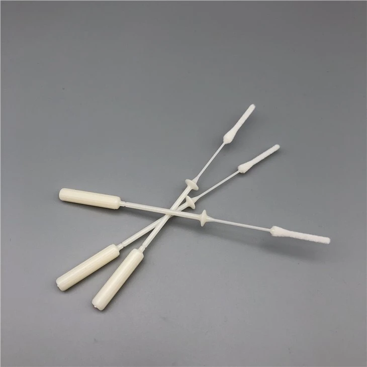Cotonete de garganta flexível 100% nylon nasofaríngeo orofaríngeo