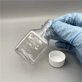 Garrafa de reagente de armazenamento plástico químico de laboratório à venda